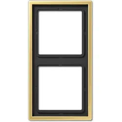 Jung ME2982C Rahmen 2-fach, senkrechte und waagerechte Montage, Messing, LS 990, Messing classic