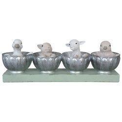 Clayre & Eef Dekofigur Clayre & Eef Dekoration Ostern 26 * 6 * 9 cm klein