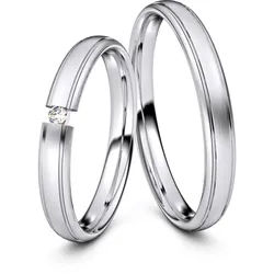 Trauringe Baden-Baden 585er Gelb-/Weiflgold - 3682