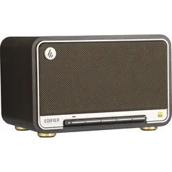 Edifier D32 BK Tabletop Wireless Bluetooth Speaker Black Walnut