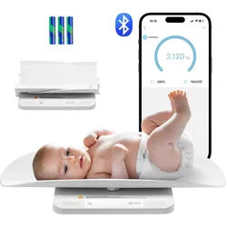 VEVOR Babywaage Waage Digital Kinderwaage Neugeborene Digitalwaage bis 30kg Tare