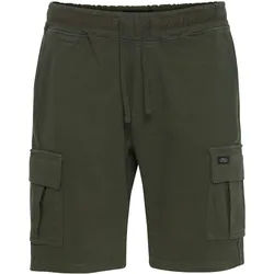 Cargoshorts BLEND "Cargoshorts BHSweatshorts", Herren, Gr. L, N-Gr, grün (forest night), Obermaterial: 100% Baumwolle CO., Hosen
