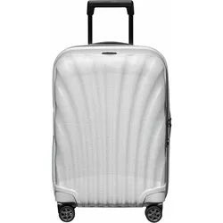 Samsonite C-Lite Trolley mit 4 Rollen erweiterbar 55cm + GRATIS HOTELGUTSCHEIN Off White