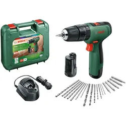 Bosch Home & Garden Akku-Schlagbohrschrauber EasyImpact 1200, max. 1500 U/min, mit 2 Akkus und Ladegerät grün