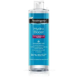 Neutrogena Make-up-Entferner Hydro Boost Triple Micellar Water, Mizellen Reinigungswasser 400ml