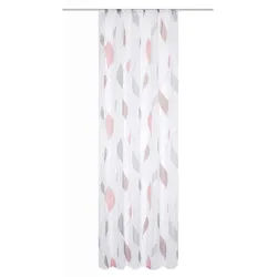 Schmidt W. Gmbh Fertigvorhang , Rot , Textil , 140x145 cm , Heimtextilien, Vorhänge, Fertigvorhänge, Sonstige Fertigvorhänge
