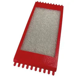 Anplast Vorfachschnur Vorfachaufwickler Schaumstoff / Kork 8 x17cm Wickelbrett Winder, Sehr stabil, mit Schaumstoff oder Kork rot