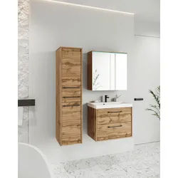 Badezimmer Toronto 4-tlg. ca. 90 cm inkl. LED Eiche