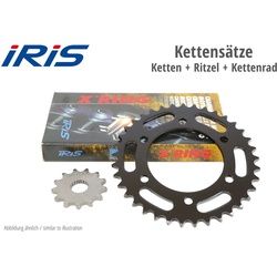IRIS Kette & ESJOT Räder Kettensatz YAMAHA MT-10, 17-, 700 Tracer ABS, 16-19, schwarz