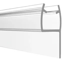 PRIOstahl Duschdichtung Transparente Dichtung 2 Meter - für Glasstärke: 8mm für Duschtüren Duschen