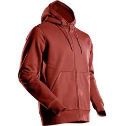 Kapuzen-Sweatjacke "22486-378" Customized - S - herbstrot