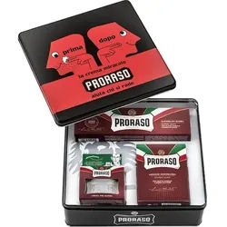 Proraso Herrenpflege NourishGeschenkset Red Nourishing Pre-Shave Creme 100 ml + Red Nourishing Rasiercreme 150 ml + Red Nourishing After Shave Balsam 100 ml 1 Stk.