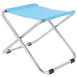 Klapphocker Fiam Chico Jan Kurtz Möbel blau, Designer Francesco Favagrossa, 45x49x50 cm