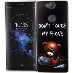 König Design Sony Xperia XA2 Plus Hülle Case Handy Cover Schutz Tasche Schutzhülle Schwarz (Sony Xperia XA2 Plus), Smartphone Hülle, Schwarz