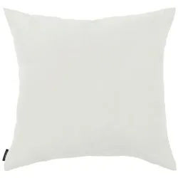 Kissenhülle , Weiß , Textil , Uni , quadratisch , 50x50 cm , Oeko-Tex® Standard 100 , Heimtextilien, Bezüge, Kissenbezüge