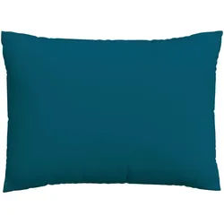 Schlafgut Kopfpolsterbezug , Petrol , Textil , Uni , 60x80 cm , Textiles Vertrauen - Oeko-Tex®, AZO-frei, Oeko-Tex® Standard 100 , Heimtextilien, Bezüge, Polsterbezüge