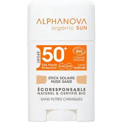 Alphanova Beige Solar Stick Très Haute Protection Visage Spf50+