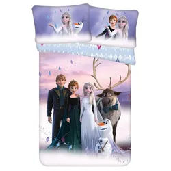 Jerry Fabrics Kinderbettwäsche Frozen, Renforcé, 2 teilig bunt