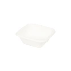 Greenbox Portionsbecher, quadratisch, 70 ml, 80 x 80 x 27 mm, Stapelbarer Einwegbecher für Dips und Dressings, 1 Karton = 24 Packungen à 50 Stück