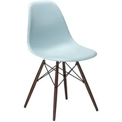 Vitra Stuhl Eames Plastic Side Chair DSW grau, Designer Charles & Ray Eames, 46.5x83x55 cm