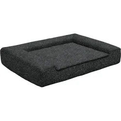 Sedda Hundebett , Anthrazit , Textil , Füllung: Schaumstoff , rechteckig , 80x15x60 cm , pflegeleicht, Bezug abnehmbar und waschbar, kratzfest, besonders weich , Freizeit & Co, Tierbedarf, Hundebetten