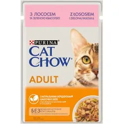 PURINA Katzenfutter Adult Lachs & Grüne Bohnen 85g Beutel