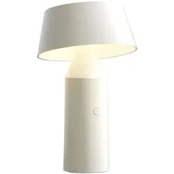 LED-Tischleuchte Bicoca Marset weiß, Designer Christophe Mathieu, 22.5 cm