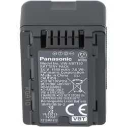 Panasonic VW-VBT190E-K Original Akku VW-VBT190, HC-VXF999, HC-VX878, HC-VX989, HC-V110, HC-V130, HC-V160, HC-V180, HC-V210, HC-V250, HC-V270, HC-V380, HC-V510, HC-V550, HC-V727, HC-V757, HC-V777, HC-WX979, HC-W570, HC-W580, HC-W858