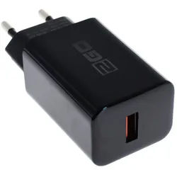 2GO 795954 Ladegerät für Mobilgeräte Universal Schwarz AC Schnellladung Drinnen