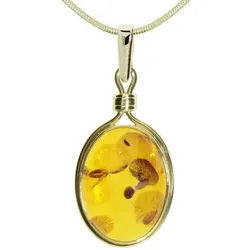 OSTSEE-SCHMUCK Kette mit Anhänger Ostsee-Schmuck Kette mit Anhänger Malicia (2-tlg) goldfarben 42 cm