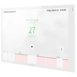 Crestron Room Scheduling Touch Screen TSS-1070-W-S - room manager - Bluetooth 802.11a/b/g/n/ac - smooth white - Max - recommended for