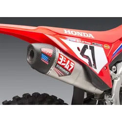 YOSHIMURA Schalldämpfer YOSHIMURA RS-12 Signature Series Edelstahl/Carbon - Honda CRF250R/RX