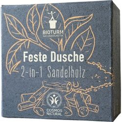 Bioturm Naturkosmetik Feste Dusche 2-in-1 Sandelholz 100 g