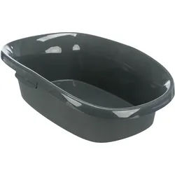TRIXIE Be Eco Katzentoilette Carlo, mit Rand, 38 x 17 x 58 cm, anthrazit / grau-...