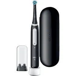 ORAL-B iO 4 mit Reiseetui Elektrische Zahnbürste Black, Reinigungstechnologie: Mikrovibrationen