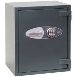 Phoenix Wertschutzschrank »Mercury HS2052E« 69 L graphitgrau Stufe 2 Lieferung ebenerdig grau, 52x65x50 cm