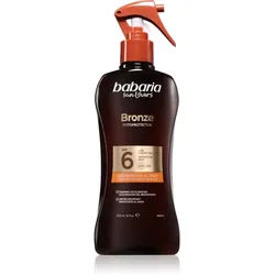 Babaria Sun Protective Öl-Spray für Bräunung SPF 6 300 ml