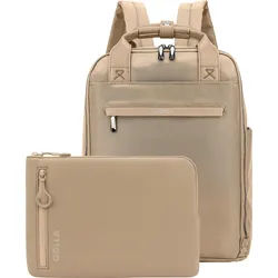 GOLLA 76469 - Laptop Rucksack 15.6'' mit Sleeve 14'' als Set in coffee