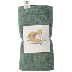Tiny Birds Premium Musselintuch 1 St gruen