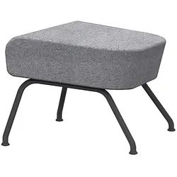 Softline Hocker Havana grau, Designer busk+hertzog, 40x58x48 cm