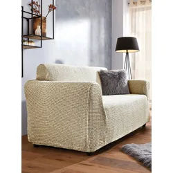 Housse canapé 2 places env. 75−90x135−160 cm Hagemann beige