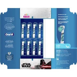 Braun Oral-B Kids 81748450, 8 Stück(e), Mehrfarbig, Extra weich, Star Wars, 3 Ja