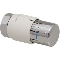 Oventrop Heizkörper Oventrop Thermostat Uni SH 7-28 °C, 0 * 1-5, Flüssig-Fühler, weiß/verc