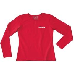 Spidi Font Long Lady T-Shirt, rot, Größe S
