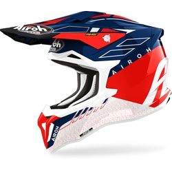 Airoh Strycker Skin Motocross Helm, rot, Größe S für Männer