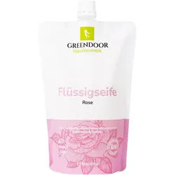 Greendoor Flüssigseife Nachfüllpackung Rose 500 ml
