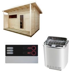 Seniotec Sauna Komplettset Scala Large | Nordex Combi Next | 5 Pers.