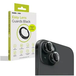 Easy Lens guards - black - iPhone 15 / 15 Plus