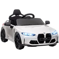 Aiyaplay Kinder Elektroauto 12V Kinderfahrzeug mit 2,4G-Fernbedienung, 3-5 km/h, Weiß , Metall , 69.5x51x108 cm , unisex , Spielzeug, Kinderspielzeug, Kinderautos & Elektro-Kinderautos