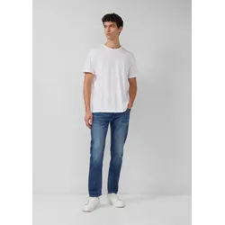 s.Oliver Regular-fit-Jeans Jeans-Hose MAURO Jeans Mauro / Regular Fit / Mid Rise / Tapered Leg blau 38/32